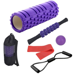 Multicolor Yoga Foam Roller, For Exercise, Size: 33 X 14 cm at Rs